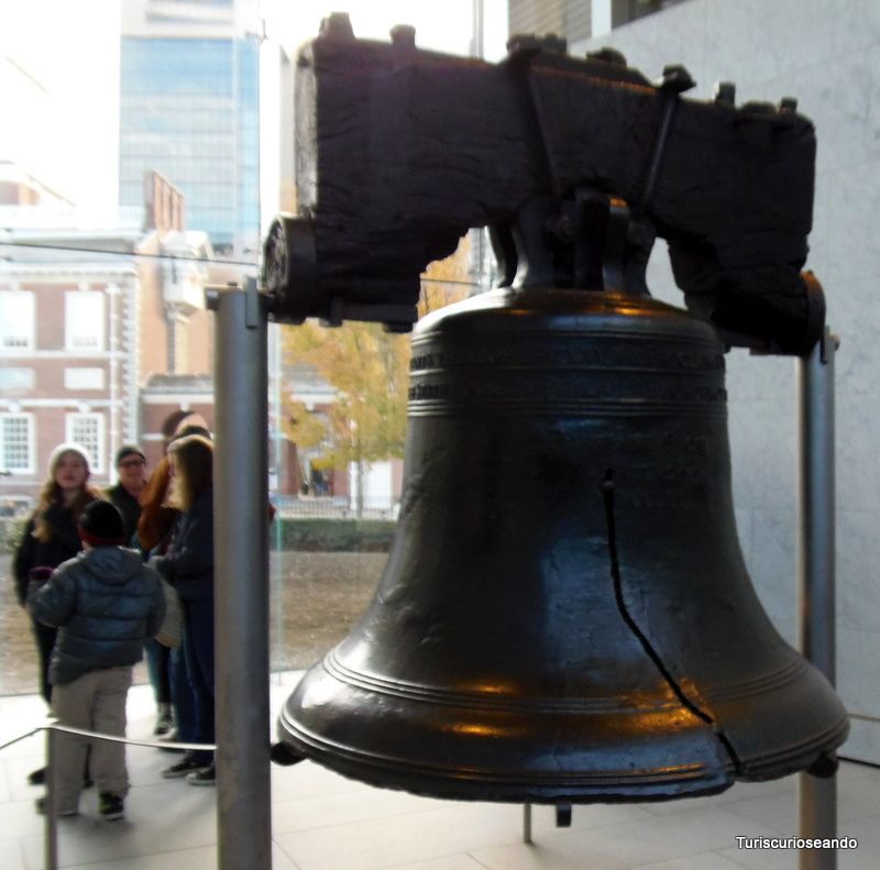 Qué visitar en Filadelfia (Pensilvania): Campana en Liberty Bell Center
