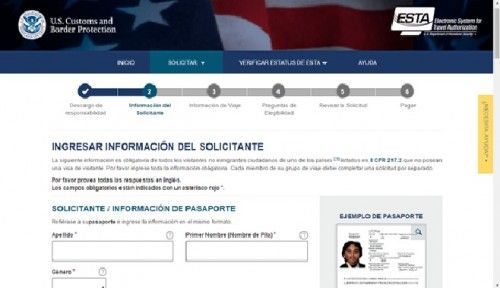 Pasos para rellenar el ESTA antes de viajar a Estados Unidos