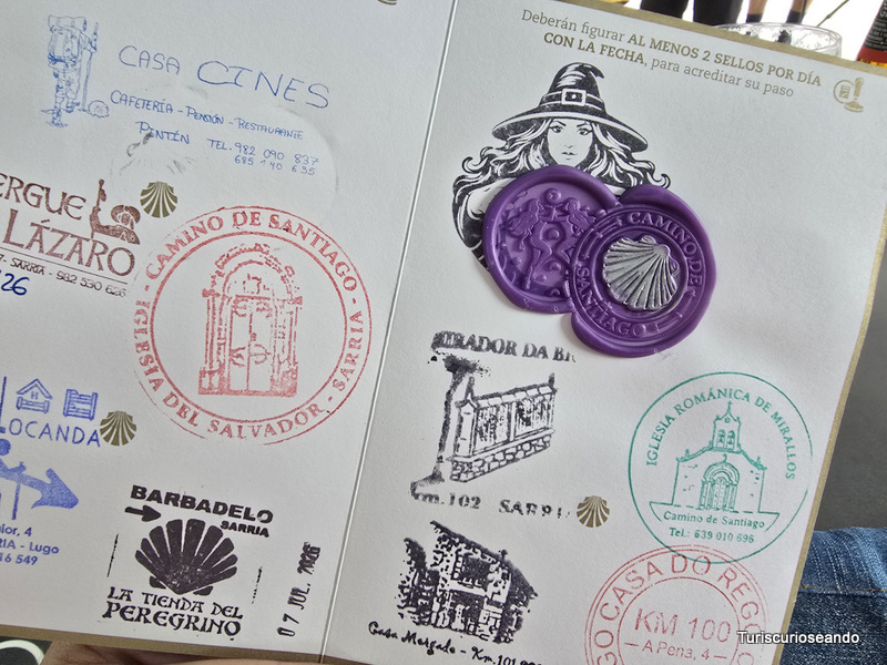 Etapa O Pedrouzo a Santiago de Compostela. Sellos del Camino