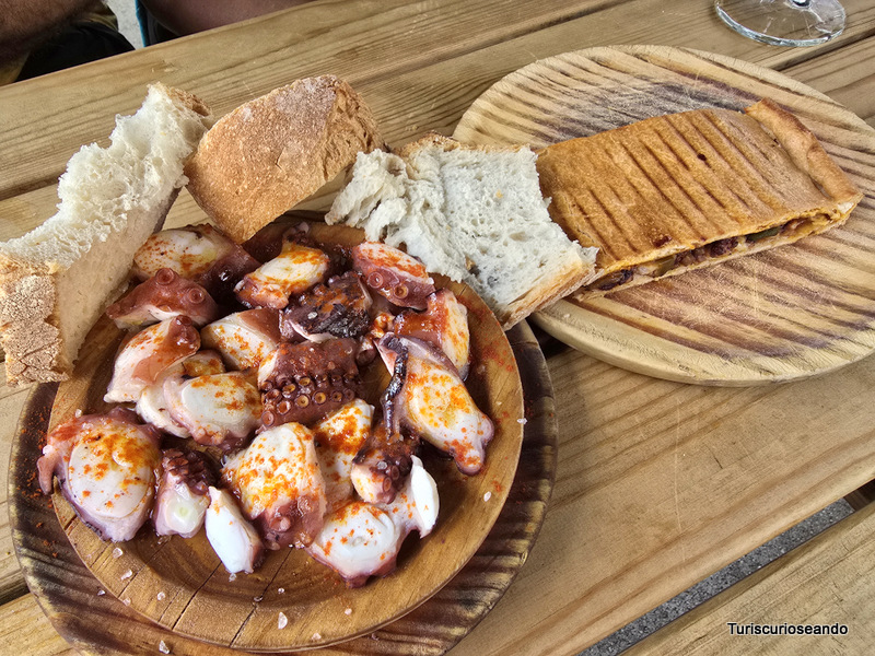 Etapa O Pedrouzo a Santiago de Compostela. Pulpería entrada a Santiago