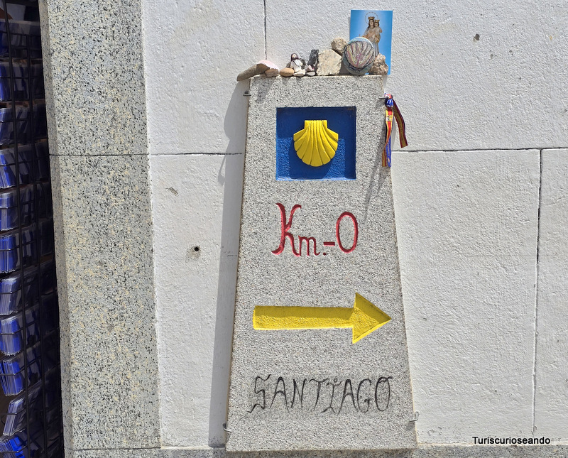 Etapa O Pedrouzo a Santiago de Compostela. Km 0 Santiago